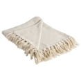 thumbnail image 1 of Natural Beige and White Rectangular with Diamond Pattern Design Throw Blanket 50" x 60", 1 of 2