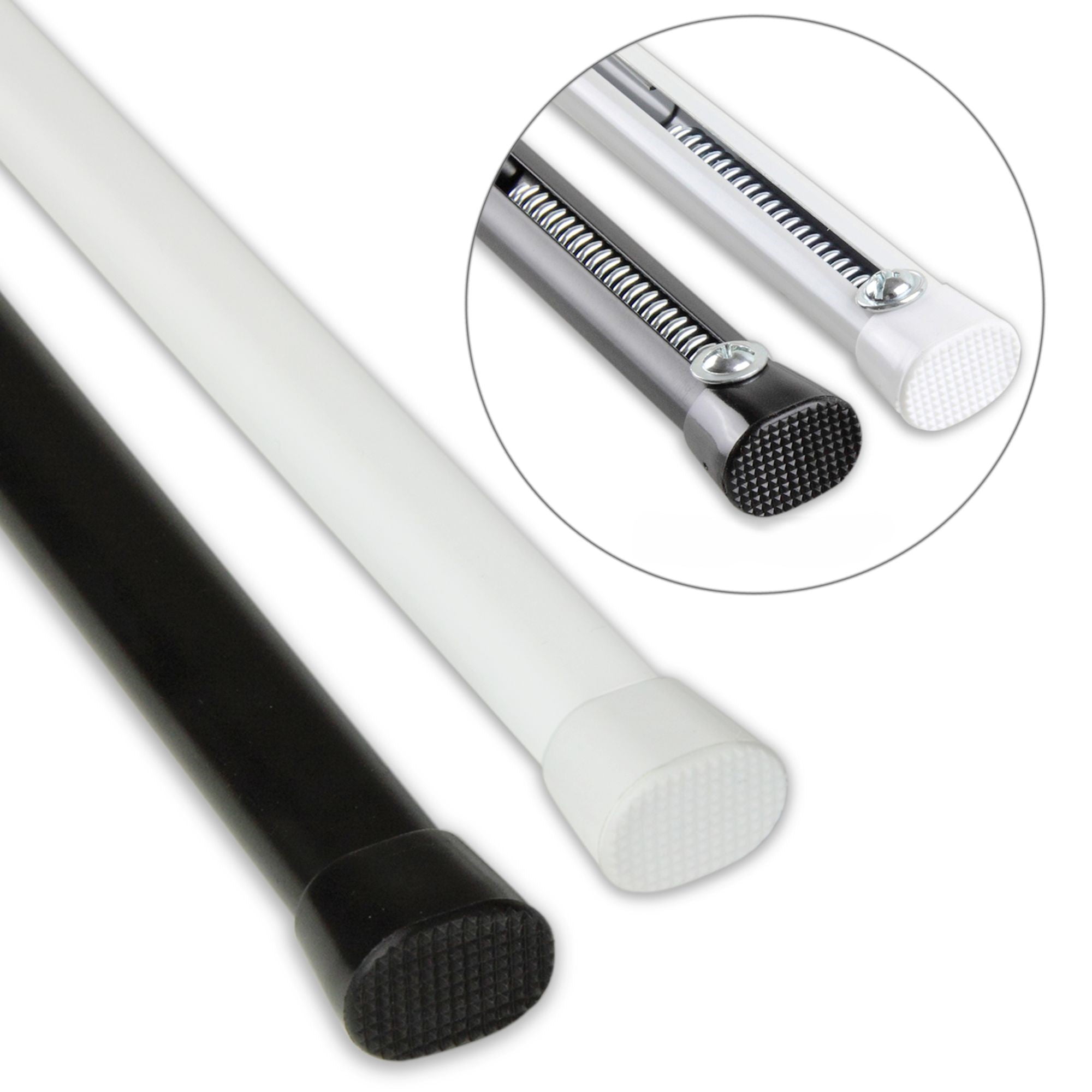 Oval Spring Tension Curtain Rod - 60