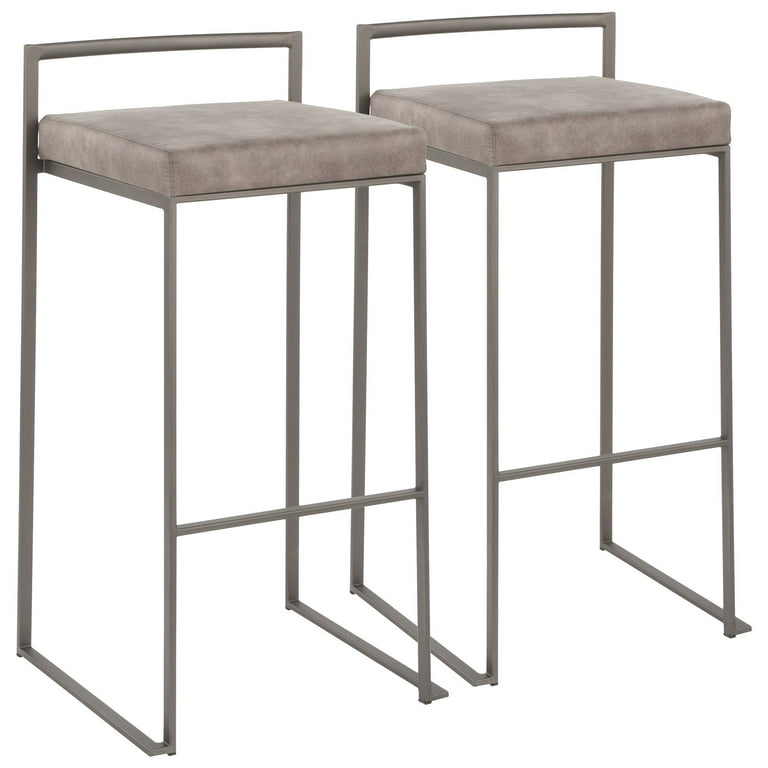 Contemporary Home Living Set of 2 Stone Cowboy Light Brown