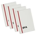 thumbnail image 1 of Contemporary Home Living Beer Pub Cotton Kitchen Dish Towels - 18" - White and Red - Set of 4, 1 of 7