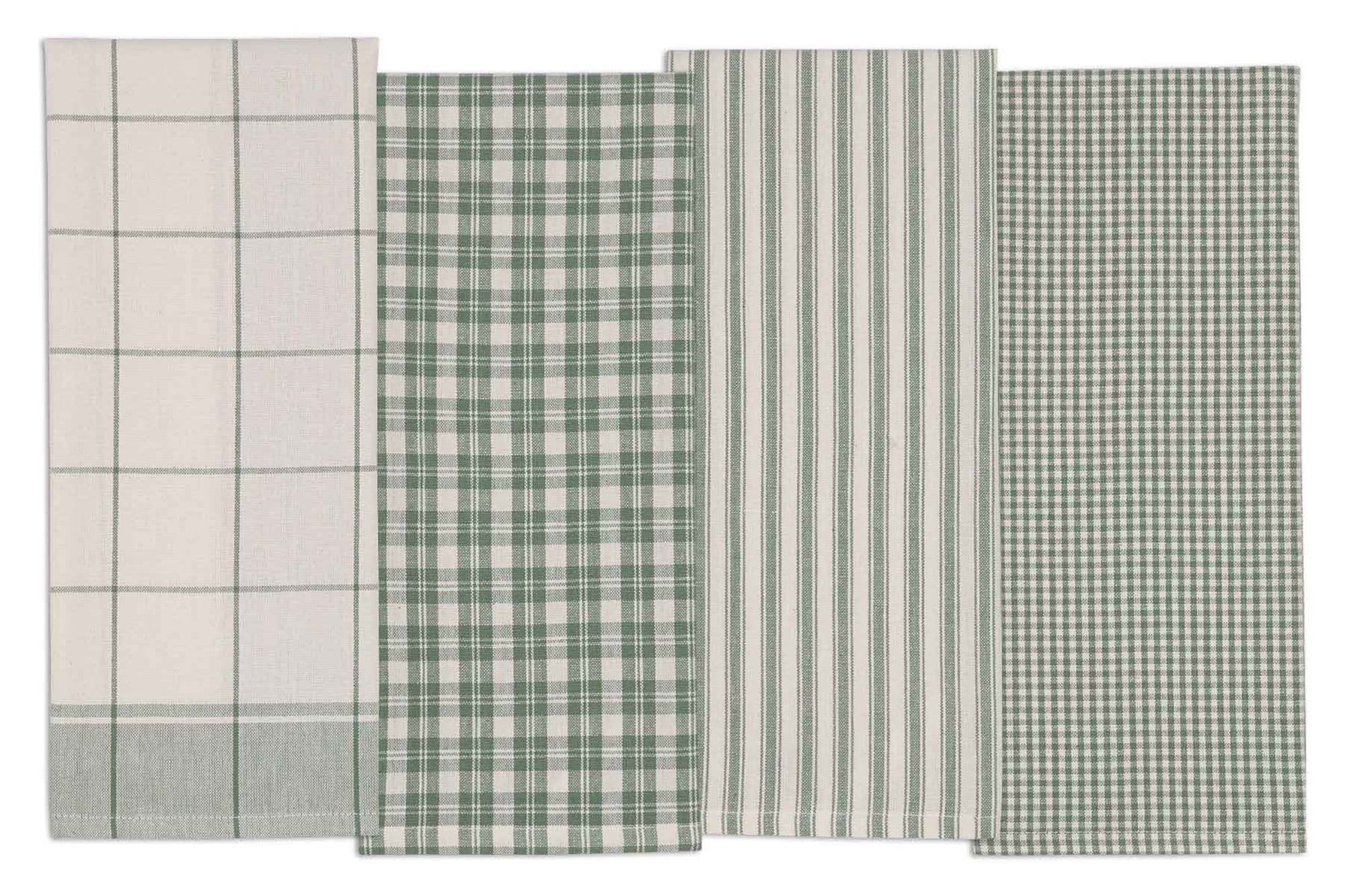 Kewadony Sage Green Grey Kitchen Towels 4 Pack Dish Towels for Kitchen,  Sage Green Abstract Modern Painting Absorbent Microfiber Hand Towels for