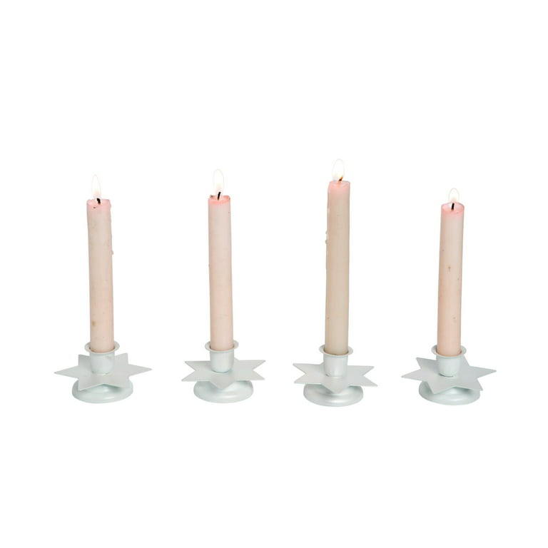Advent Candle Holder - Star, for Thick Candles Or Tea Candles