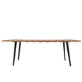 thumbnail image 1 of Contemporary Home Living Weaved Wooden Coffee Table - 48" - Honey Gold Finish, 1 of 6
