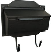 Special Lite Products Contemporary Horizontal Textured Black Wall-Mounted Mailbox