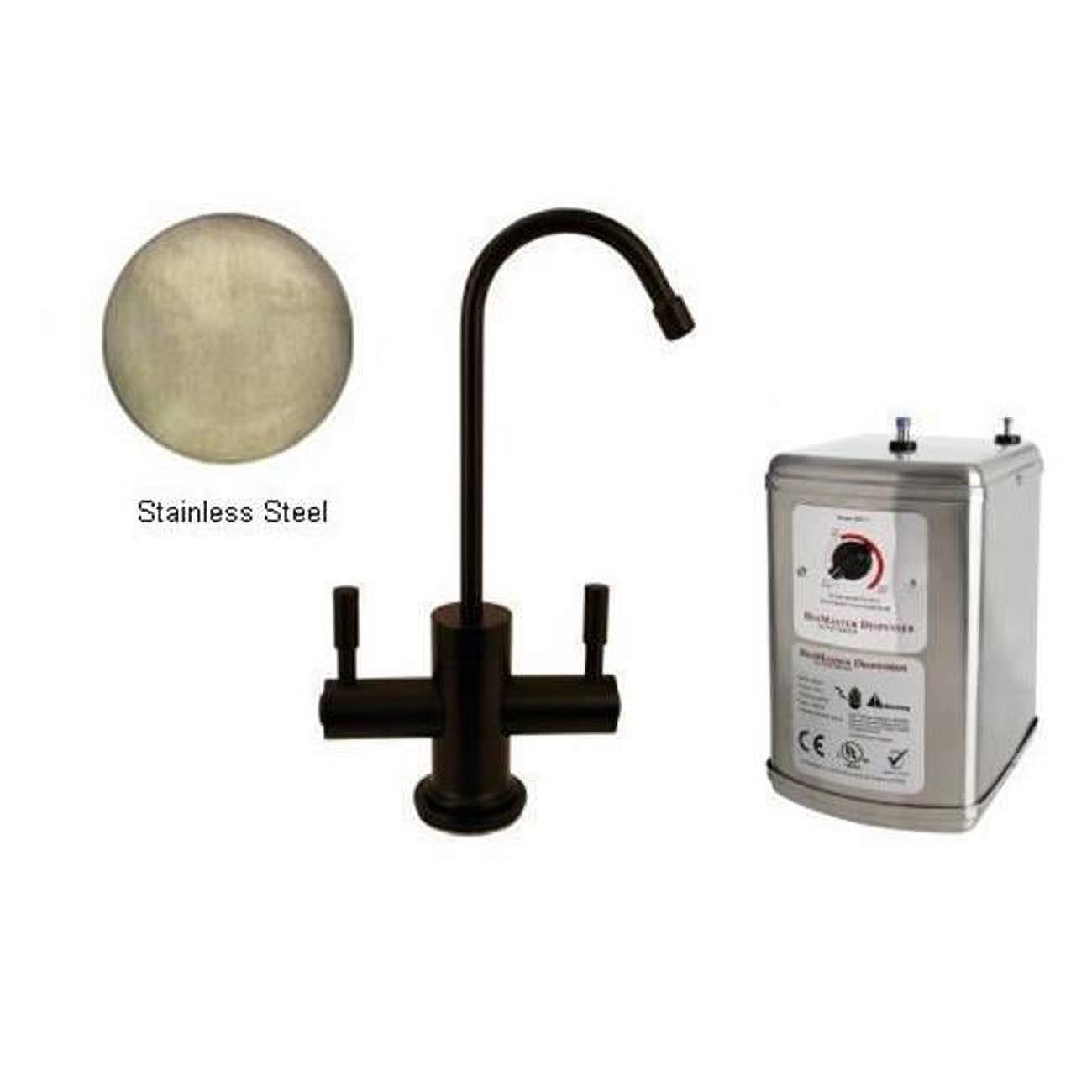 Contemporary HotCold Water Dispenser Kit Stainless Steel