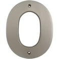 thumbnail image 1 of Contemporary House Number, #0, 5 Inches, Satin Nickel by Stone Harbor Hardware, 1 of 20