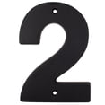 thumbnail image 1 of Contemporary House Number, #2, 5 Inches, Matte Black by Stone Harbor Hardware, 1 of 1