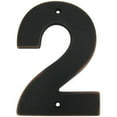 thumbnail image 1 of Contemporary House Number, #2, 5 Inches, Vintage Bronze by Stone Harbor Hardware, 1 of 20