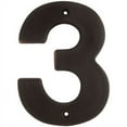 thumbnail image 1 of Contemporary House Number, #3, 5 Inches, Vintage Bronze by Stone Harbor Hardware, 1 of 1