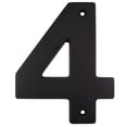 thumbnail image 1 of Contemporary House Number, #4, 5 Inches, Matte Black by Stone Harbor Hardware, 1 of 1