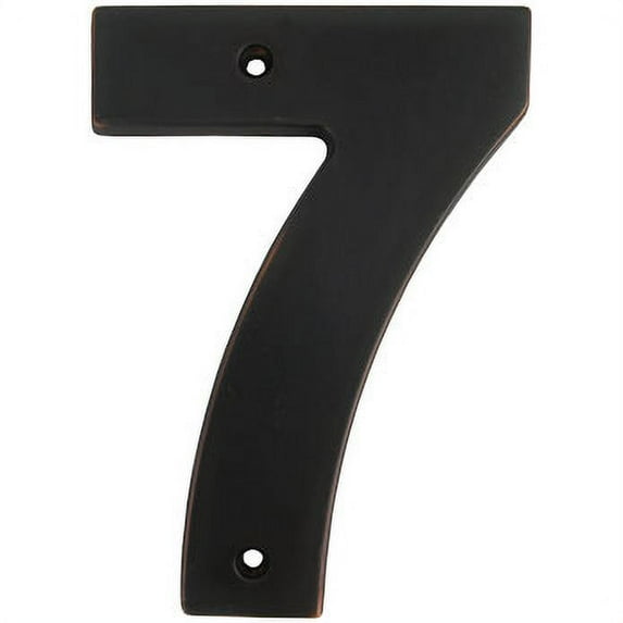 Contemporary House Number, #7, 5 Inches, Vintage Bronze by Stone Harbor Hardware