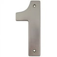 thumbnail image 1 of Contemporary House Number, #1, 5 Inches, Satin Nickel by Stone Harbor Hardware, 1 of 20