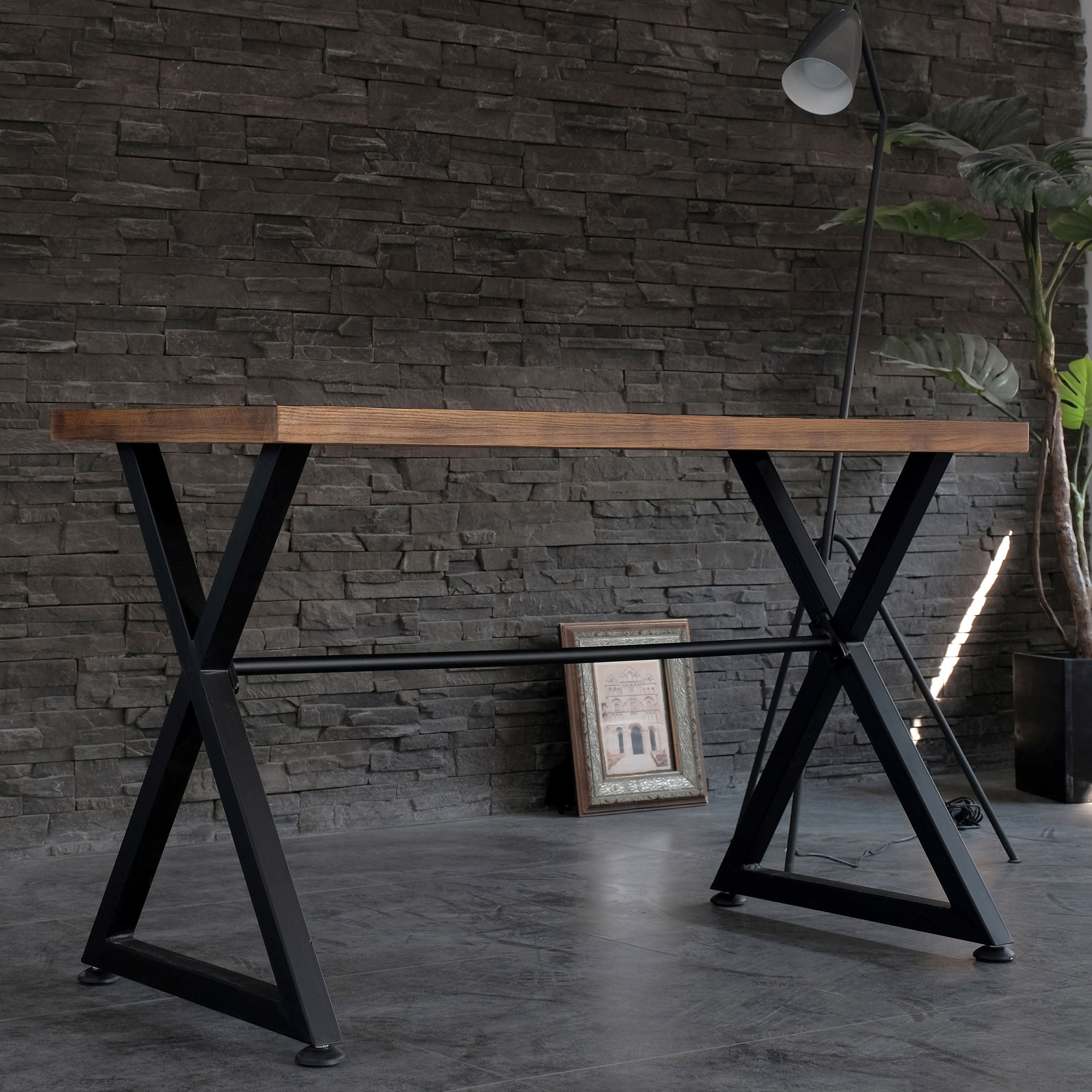Contemporary Industrial Computer Desk Hallway Decor Nova Table