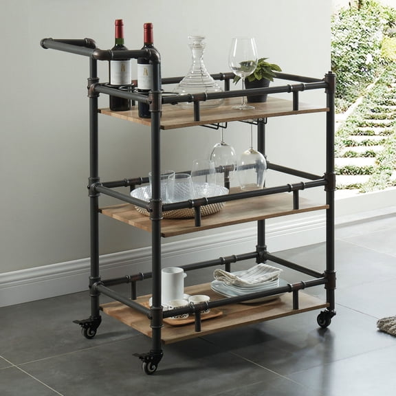 Contemporary Industrial Style - Add a Unique Touch to Your Dining Setup with a 3 - Tier Server