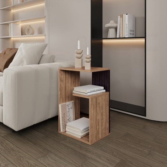 Contemporary King LED Bed Headboard - Black White Finish | Panel Design