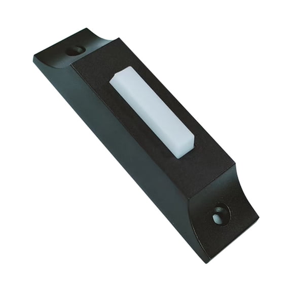 Contemporary LED Lighted Doorbell Button Wire Door Entry Bells Push Easy Mount Low Voltages Doorbell Systems for Home