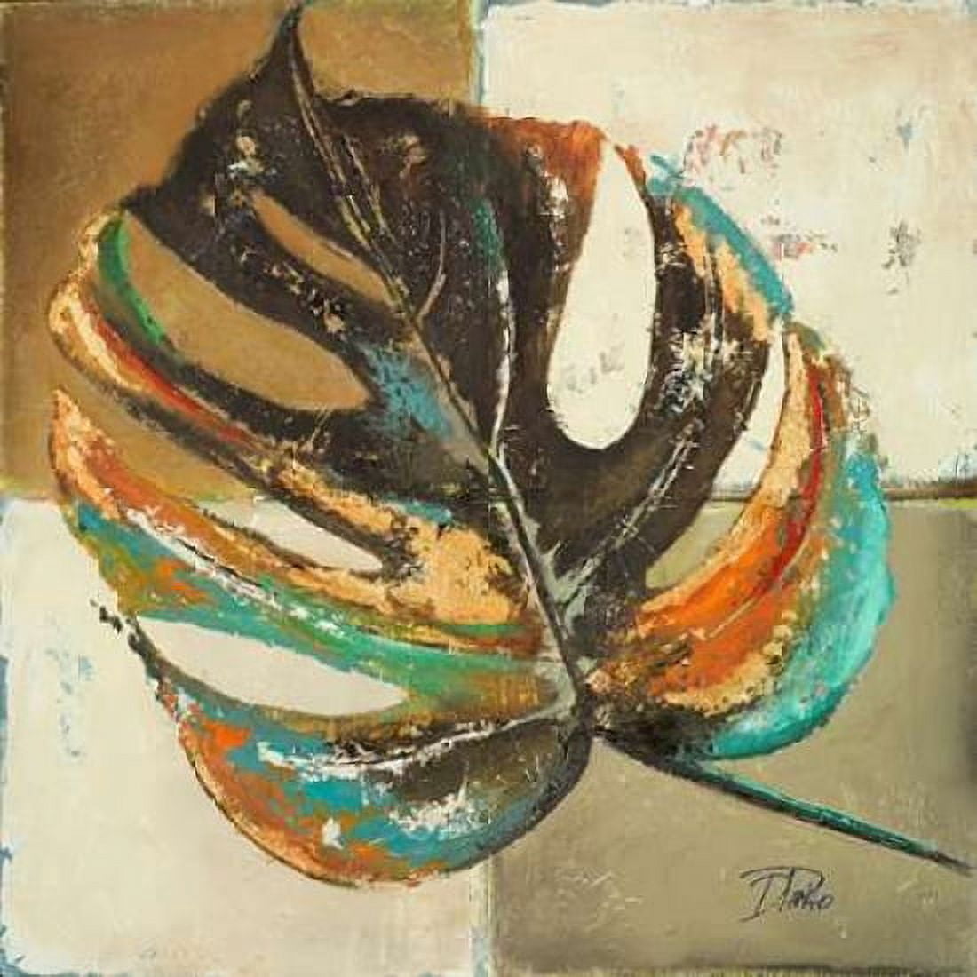 Contemporary Leaves II Canvas Art - Patricia Pinto (24 x 24)