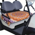 thumbnail image 1 of Contemporary Mandala Golf Cart Seat Cover 51" x 31", Universal Microfiber Towel for Bench Protection, 1 of 8