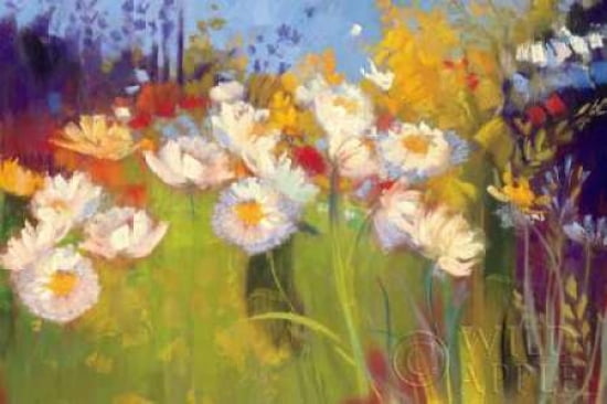 Contemporary Meadow Canvas Art - Carol Rowan (12 x 18)