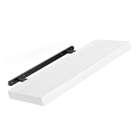 Contemporary Metal Floating Shelves deeping Wall Mount Quick Installation for Bedroom Living Space homes Organization