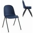 thumbnail image 1 of XDECO Stackable Dining Chairs 4-Pack for Indoor/Outdoor, Blue, 1 of 5