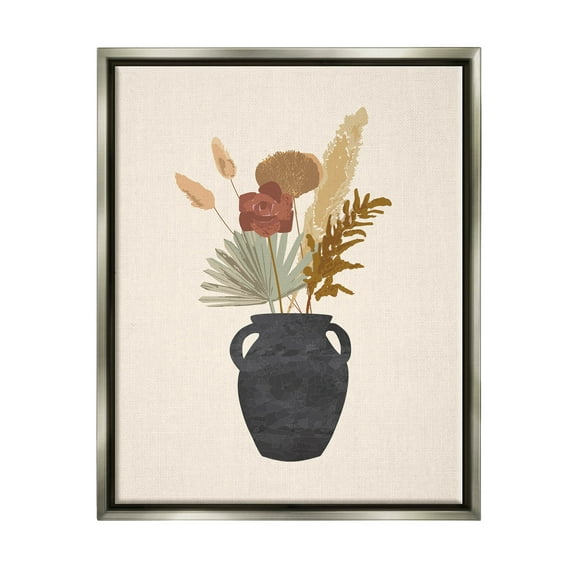 Contemporary Mixed Botanical Herbs Botanical & Floral Graphic Art Luster Gray Framed Art Print Wall Art