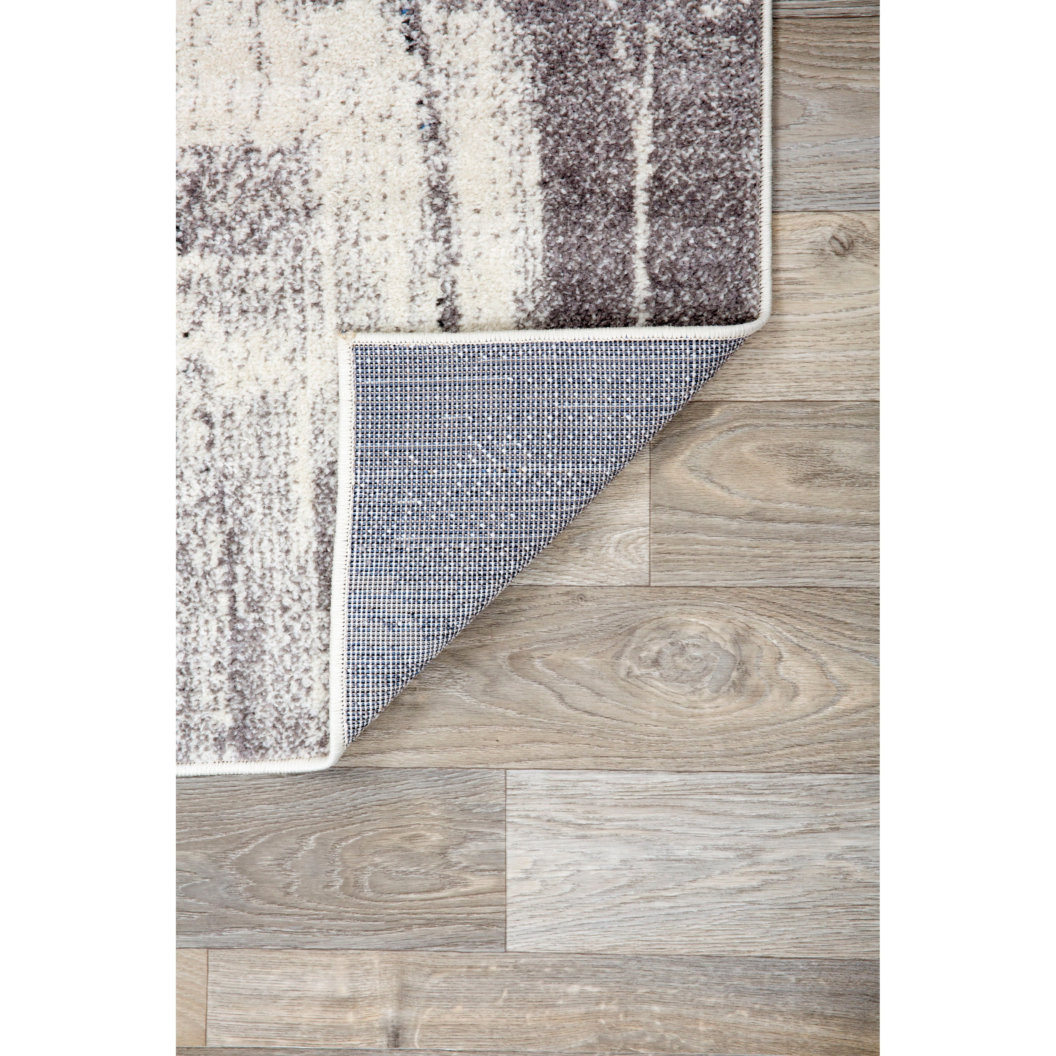 Elegant Gold Abstract 3' 3" x 5' Synthetic Easy-Care Area Rug