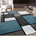 thumbnail image 1 of Contemporary Modern Boxes Area Rug, 1 of 1