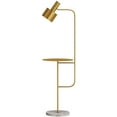 thumbnail image 1 of Contemporary Modern Creative Floor Lamp with a Table,Suitable for Living Room,Den,Office,Bedroom - E26 Base - Brushed Brass Finish, 1 of 7