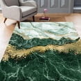 thumbnail image 1 of Contemporary Modern Marble Gold Pattern Area Rug for Living Room Bedroom Dining Room 3x4ft Abstract Aethetic Non Slip Washable Hallway Home Office Kitchen Deco Carpet Bathmat, 1 of 6