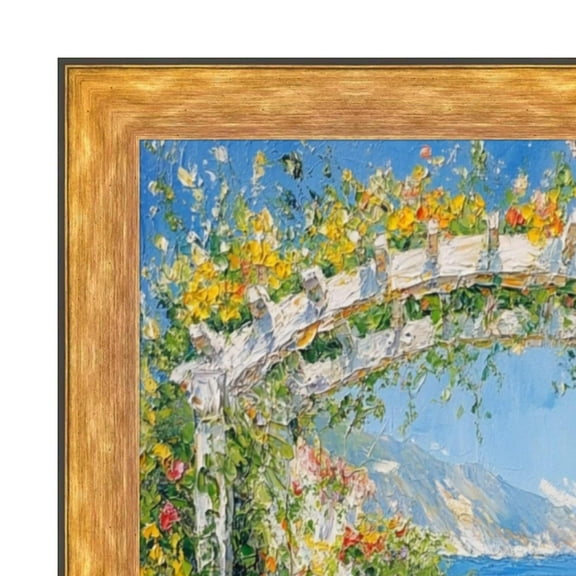 Contemporary Modern Slope Gold Metal Picture Frame 30x40 frame