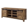 thumbnail image 1 of Contemporary Modern Urban Designer Living Dining Kitchen Room Buffet Table Sideboard Media TV Stand, Wood Steel Metal, Natural Walnut Brown, 1 of 8