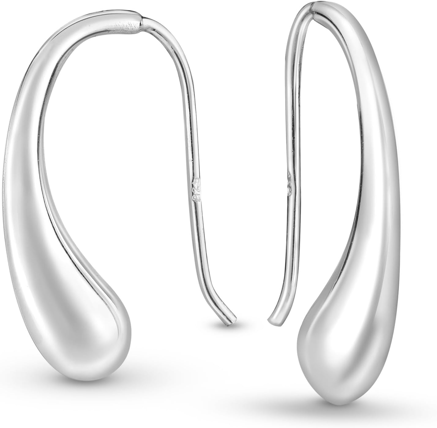 Orecchini Donna In Argento 925 – Dew – Eleganti E Minimal – Regalo Per Compleanno, Natale, San Valentino