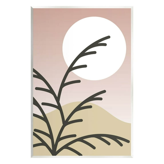 Contemporary Mountain Branches Botanical & Floral Graphic Art Unframed Art Print Wall Art