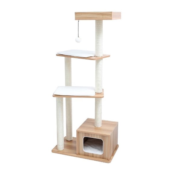 Contemporary Multi-Tiered Cat Condo