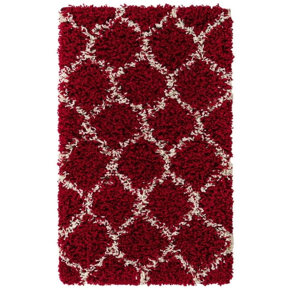 Contemporary Olido Collection Area Rug 6' Round - Light Pink