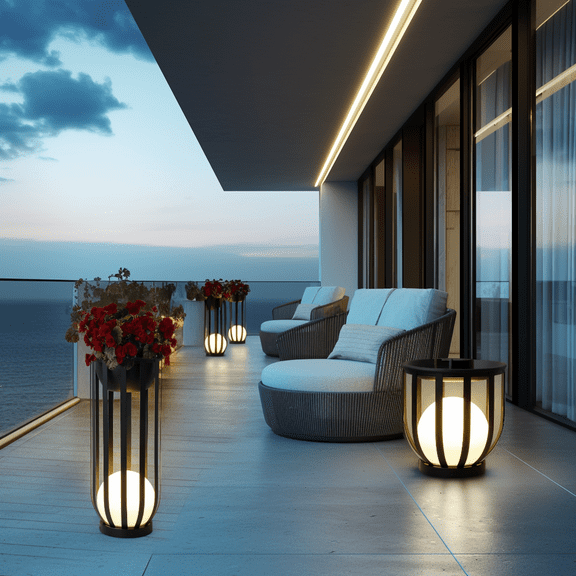 Contemporary Outdoor Lawn Landscape Lamp Electric LED Waterproof Villa Garden Courtyard District Residential Quarters Landscape Lights