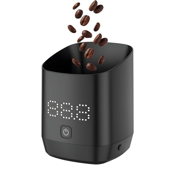 Contemporary Plastic Espresso Scale With Concealed LED Display And Rechargeable For Easy Coffee Preparation