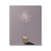 Contemporary Potted Palm Tree Botanical & Floral Graphic Art Gallery Wrapped Canvas Print Wall Art