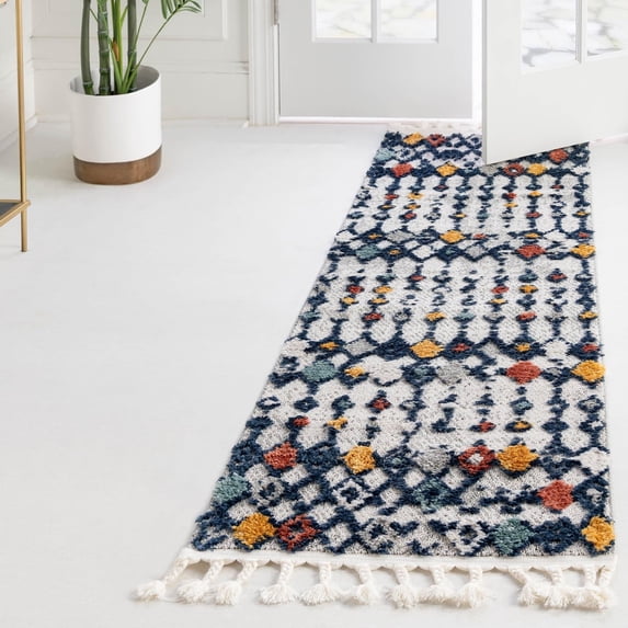 Contemporary Prudence Collection Area Rug Multi - 2'x12'