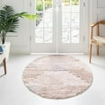 thumbnail image 1 of Contemporary Prudence Collection Area Rug Sand - 4' Round, 1 of 5