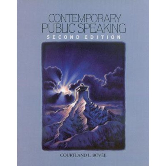 Pre-Owned Contemporary Public Speaking (Paperback) by Courtland L Bovee