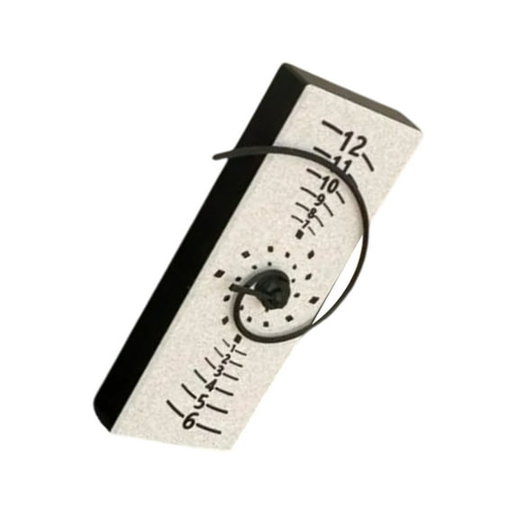 Contemporary Quiet Fibonaccis Clock with Spirals Pointers Design Rectangular Wall or Table Clok for Home Office Decors