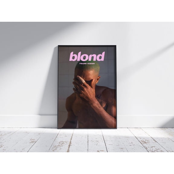 Contemporary R and B Icon Minimalist Portrait Album Art Music Studio Accent Room Display Cover, Unframed Poster
