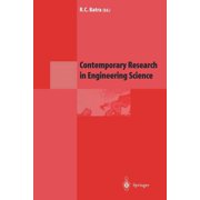 Contemporary Research in Engineering Science, Paperback