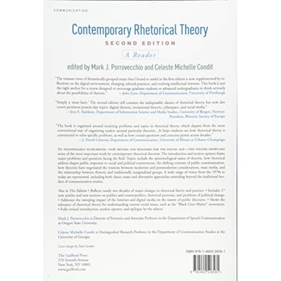 Pre-Owned Contemporary Rhetorical Theory : A Reader (Paperback) 9781462526581
