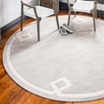 thumbnail image 1 of Contemporary Richye Collection Area Rug Beige - 5'3" Round, 1 of 5