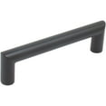 thumbnail image 1 of Contemporary Round Cabinet Pull, 96 Millimeters, Zinc Base Material, Matte Black by Stone Harbor Hardware, 1 of 2