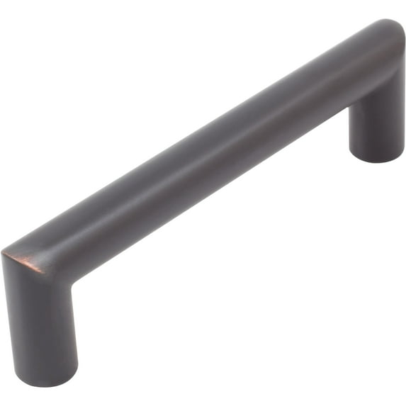 Contemporary Round Cabinet Pull, 96 Millimeters, Zinc Base Material, Vintage Bronze by Stone Harbor Hardware