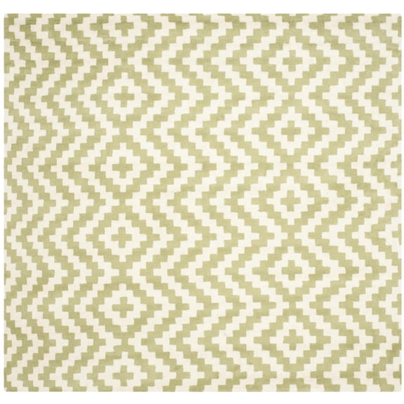 Contemporary Rug - Cambridge -Ivory/Light Green-Color:Ivory/Light Green,Design:Contemporary,Shape:Square,Size:6'LX6'W